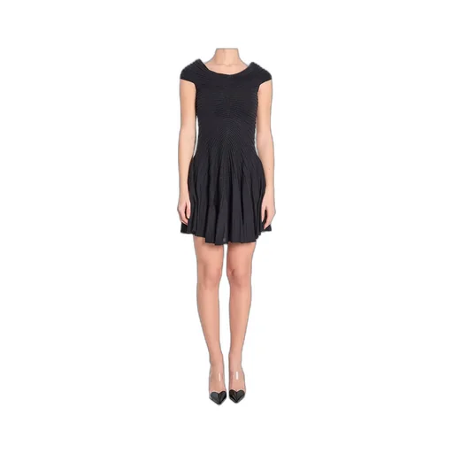 V-Neck Knitted Dress