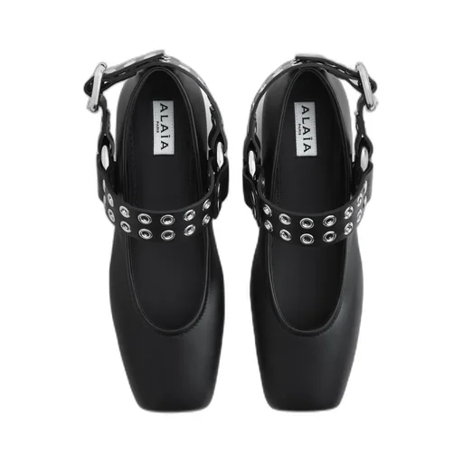 Biker Ballet Flats