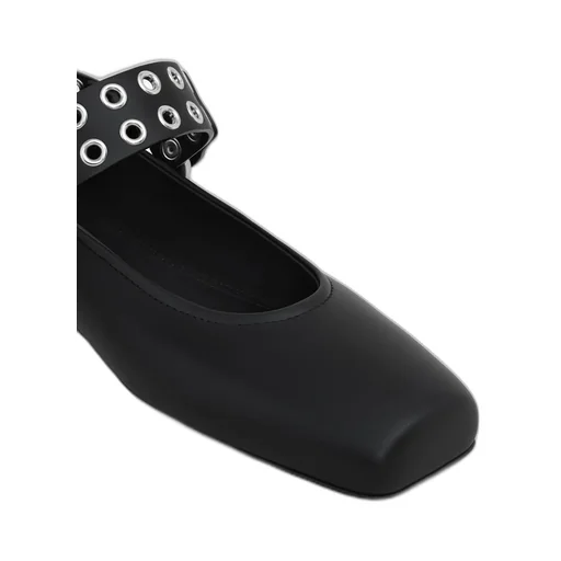 Biker Ballet Flats