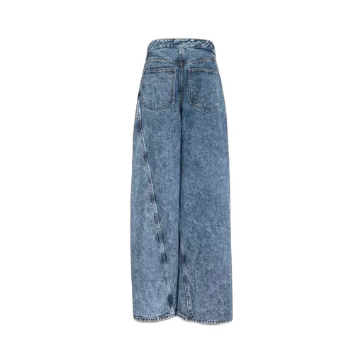 Wide Leg Wrap Jeans