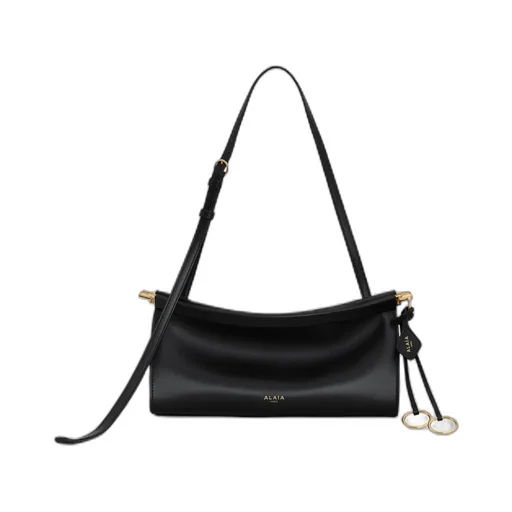 Logo Stamp Small East West Shoulder Bag