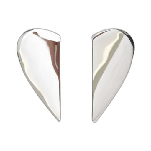 Half-Heart Earrings