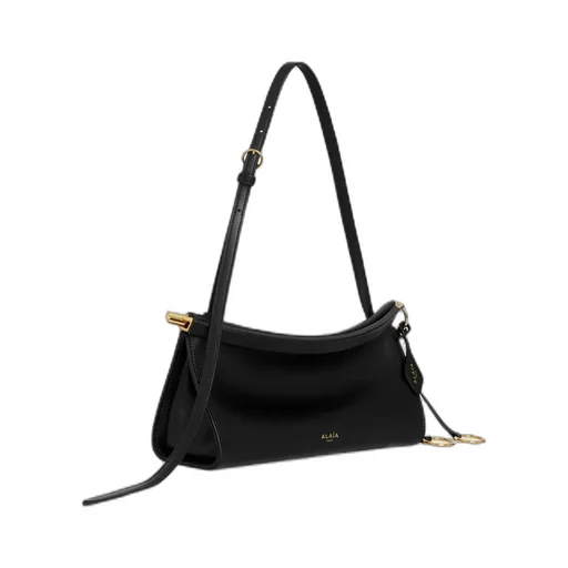 Logo Stamp Small East West Shoulder Bag