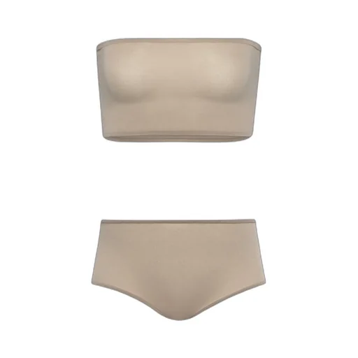 Tube Top Underwear 2-Piece Set