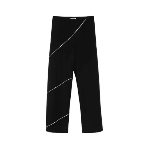 Zippered Casual Pants
