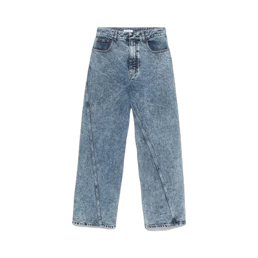 Twisted Straight Cut Jeans