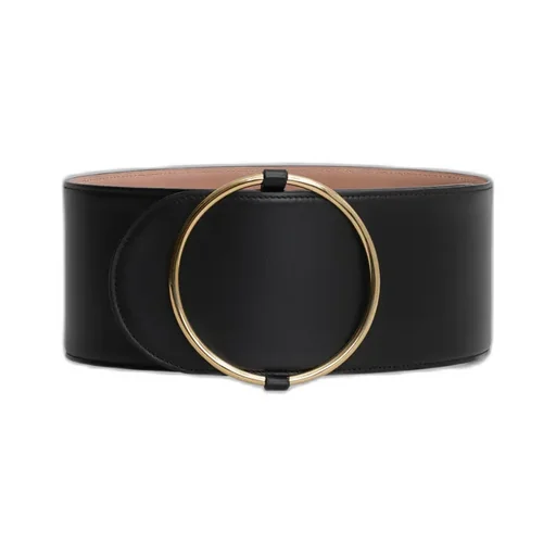 Leather Ring Belt