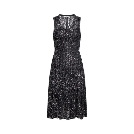 Sequin Knit Skater Dress