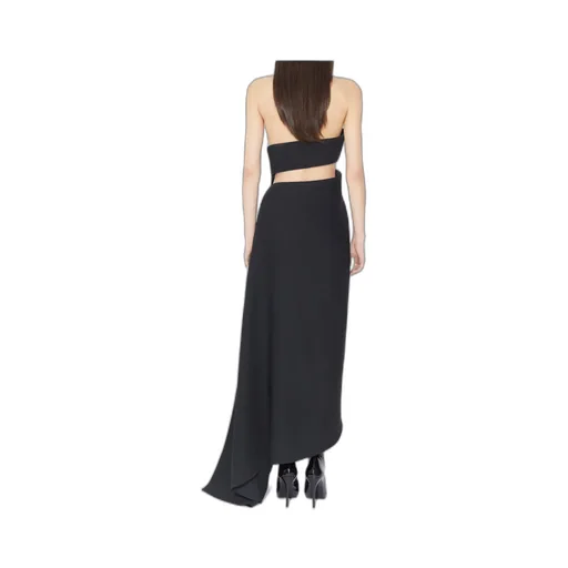 Strapless Fluid Spiral Dress