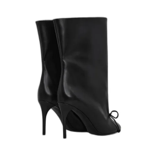 100Mm Bow-Detailed Boots