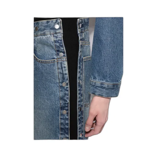 Layered Wide-Leg Jeans