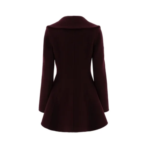Double Breasted Long Sleeved Coat