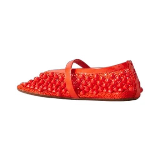 Buckle-Fastening Ballerinas