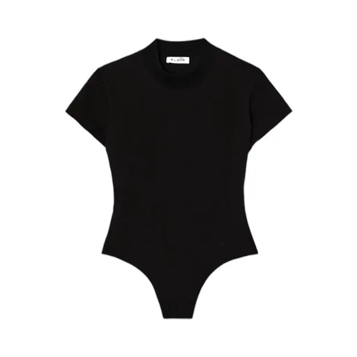 Logo Embroidered Jersey Bodysuit