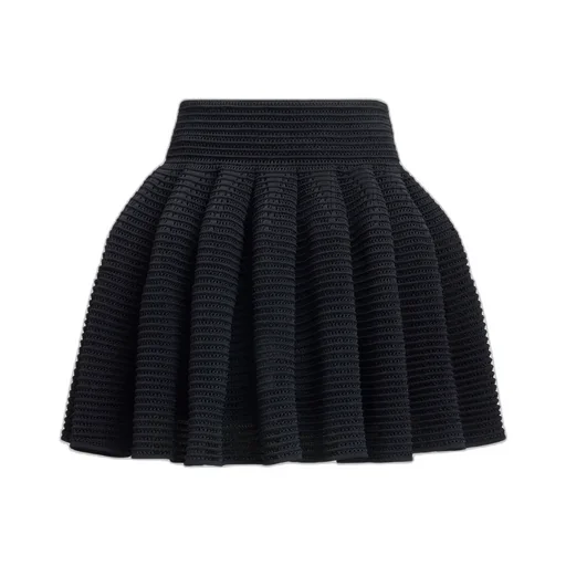 Crinoline Knitted Mini Skirt