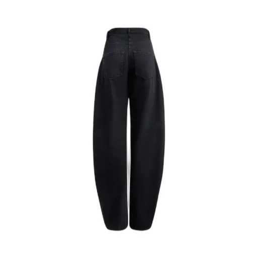 High-Waist Round Jeans