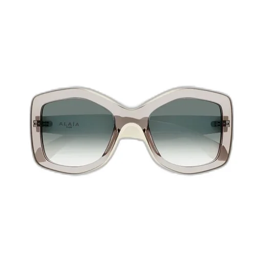 Logo-Print Transparent Sunglasses