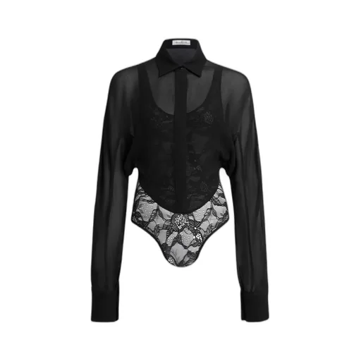 Georgette Shirt Bodysuit