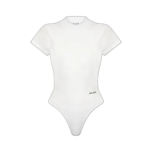 Logo-Embroidered Bodysuit