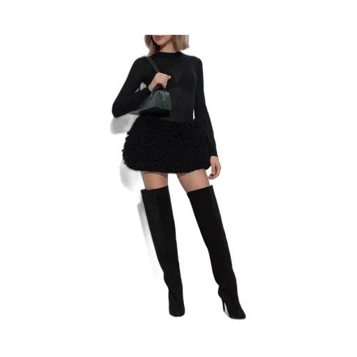Round-Collar And Long-Sleeved Jumpsuit