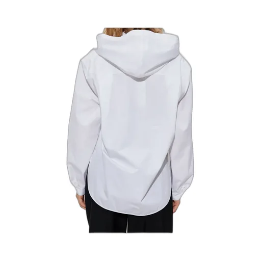 Straight Cut Hooded Shirt