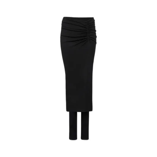 Draped Skirt Pants