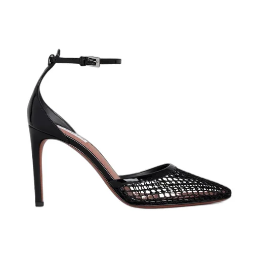 High Fishnet Pumps