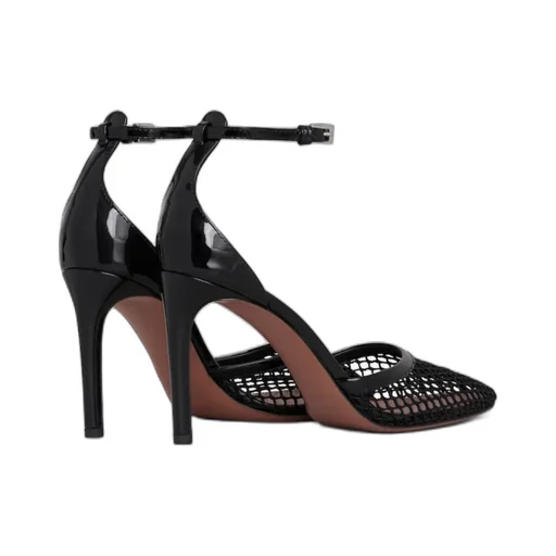 High Fishnet Pumps
