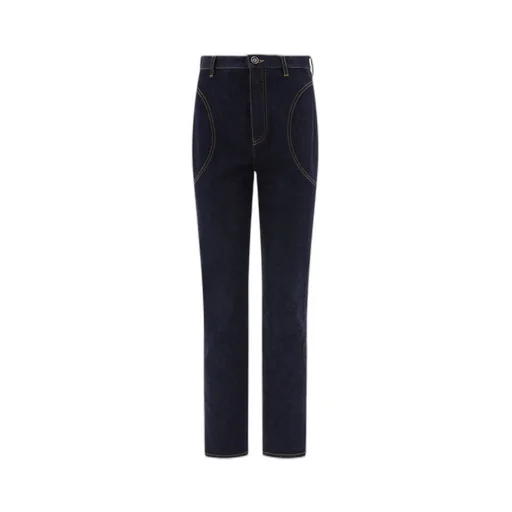 High Waisted Straight Leg Jeans