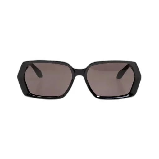 Logo Lettering Geometric Frame Sunglasses