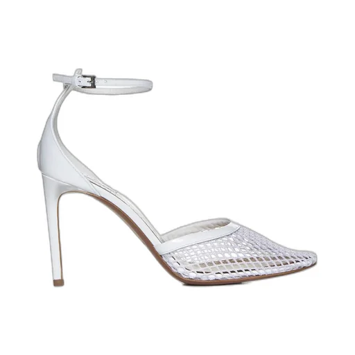 High Fishnet Pumps