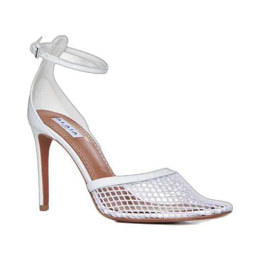 High Fishnet Pumps
