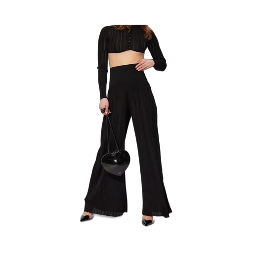 High Waist Knitted Pants