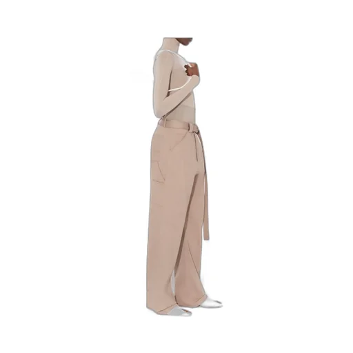 Knit Band Cargo Trousers
