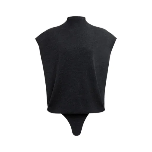 Wool Jumpsuit With Hat Sleeves