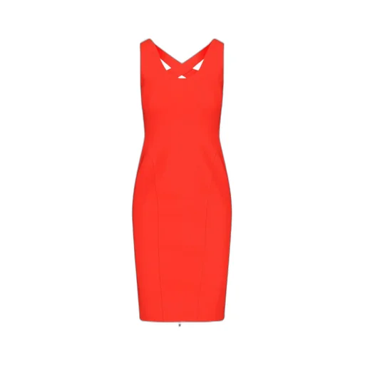 Crossback Sleeveless Midi Dress