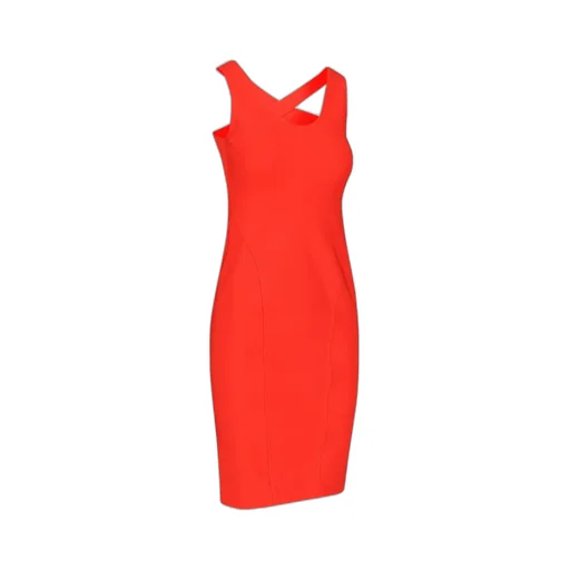 Crossback Sleeveless Midi Dress