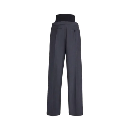 High-Waisted Tailored Trousers