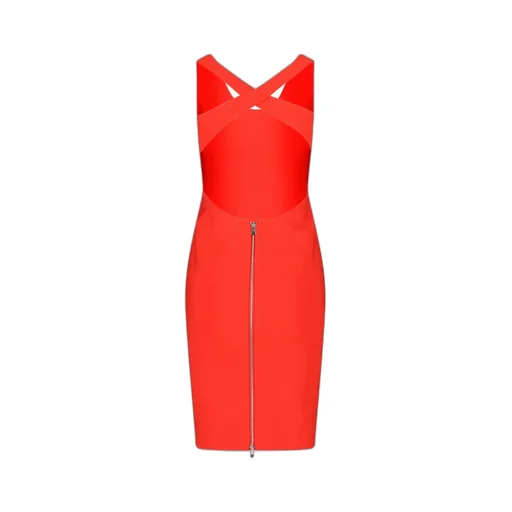 Crossback Sleeveless Midi Dress