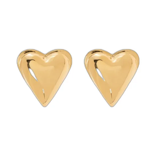 Bombe Heart Stud Earrings