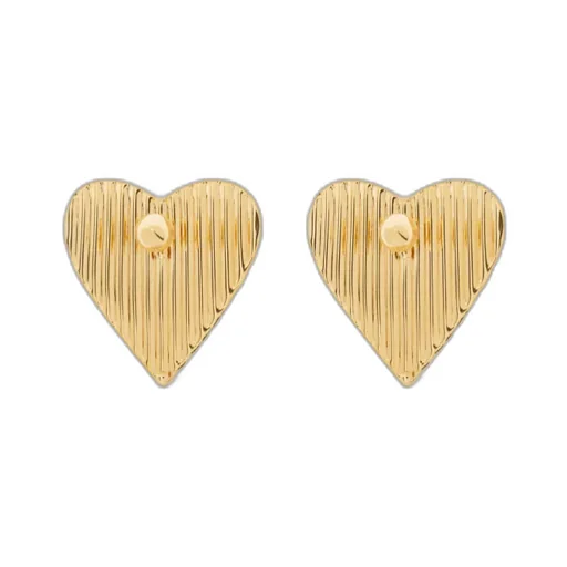 Bombe Heart Stud Earrings