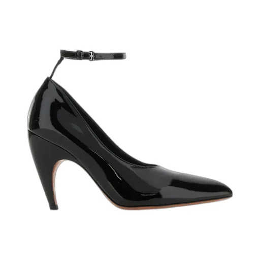 Ankle-Strap Shark Pumps