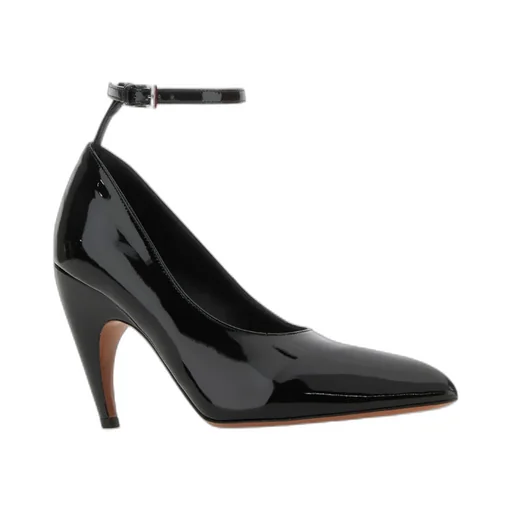 Ankle-Strap Shark Pumps