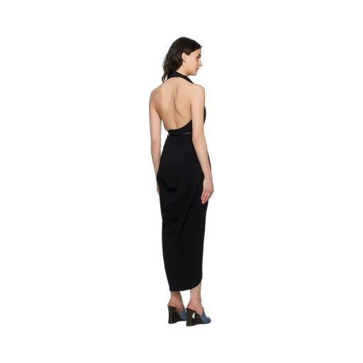 Belted Long Dress