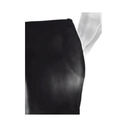 Upstitched Circle Midi Pencil Skirt