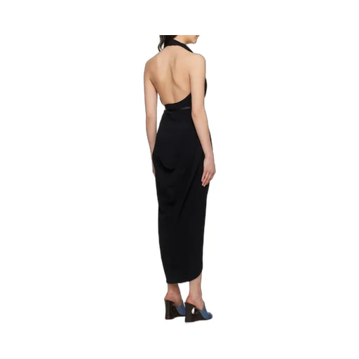 Belted Long Dress