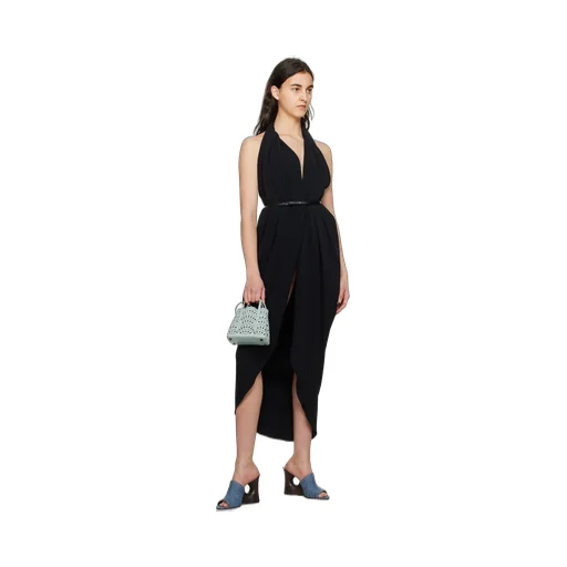 Belted Long Dress