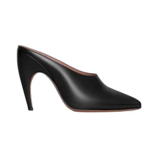 Shark Heeled Mules