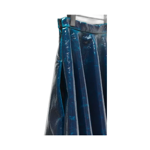 High-Waist Flared Midi Skirt