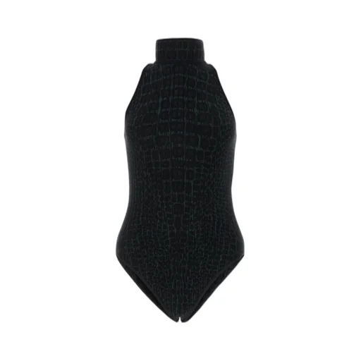 Mock Neck Knit Bodysuit